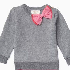 Kate Spade Dorothy Bow Baby French Terry Sweatshirt